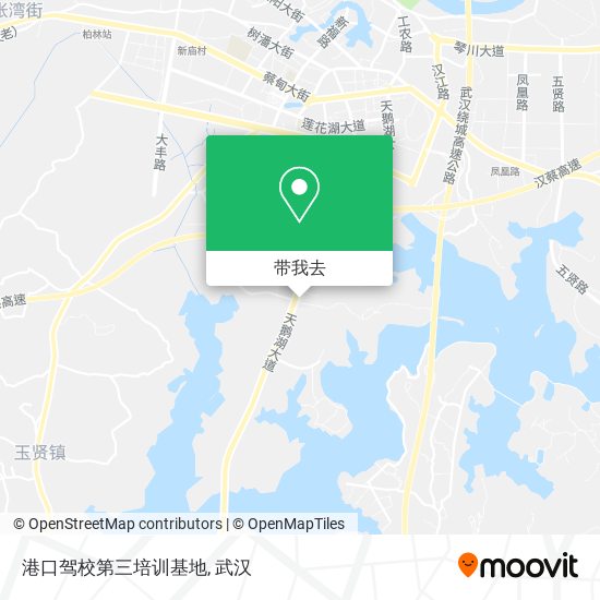 港口驾校第三培训基地地图