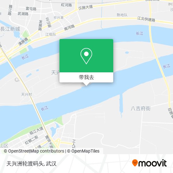 天兴洲轮渡码头地图