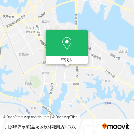 川乡味农家菜(盘龙城歌林花园店)地图