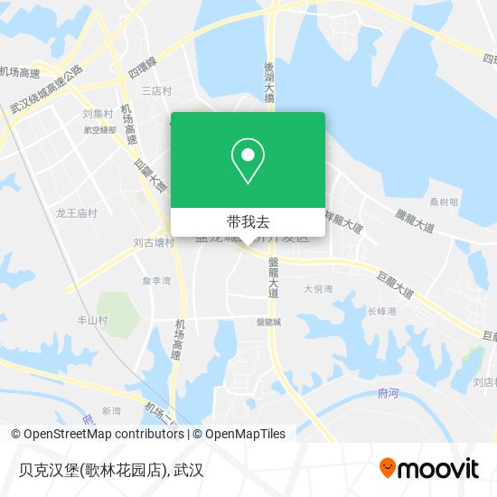 贝克汉堡(歌林花园店)地图