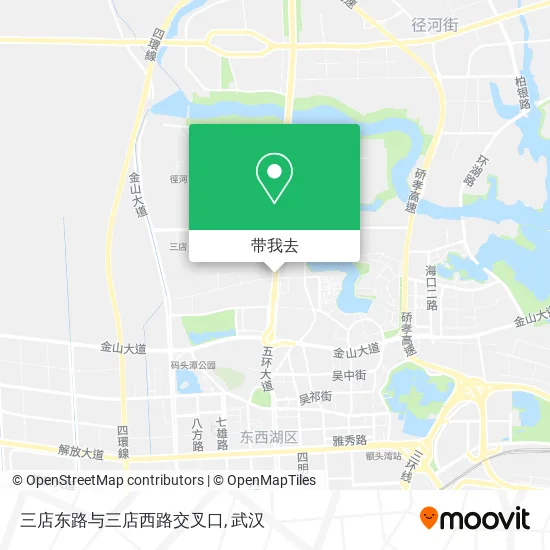 三店东路与三店西路交叉口地图