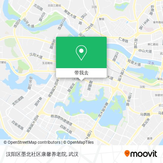 汉阳区墨北社区康馨养老院地图