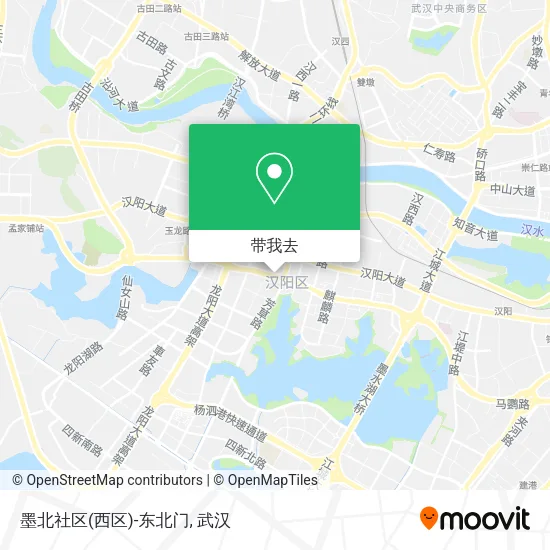 墨北社区(西区)-东北门地图