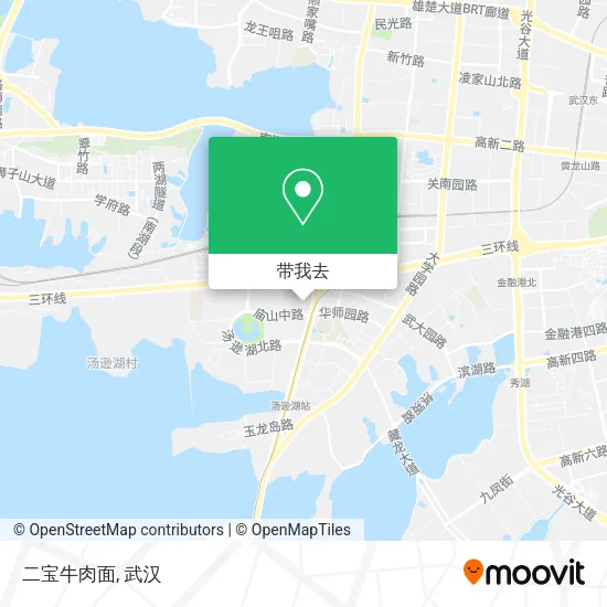 二宝牛肉面地图