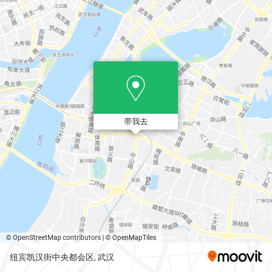 纽宾凯汉街中央都会区地图