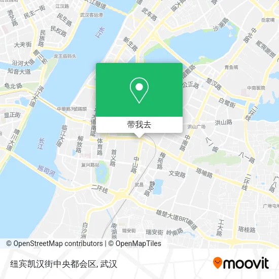 纽宾凯汉街中央都会区地图
