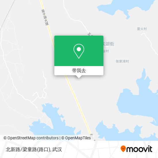 北新路/梁童路(路口)地图