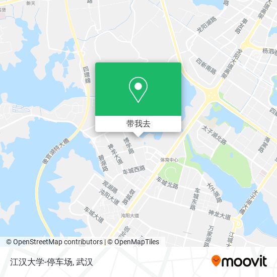 江汉大学-停车场地图