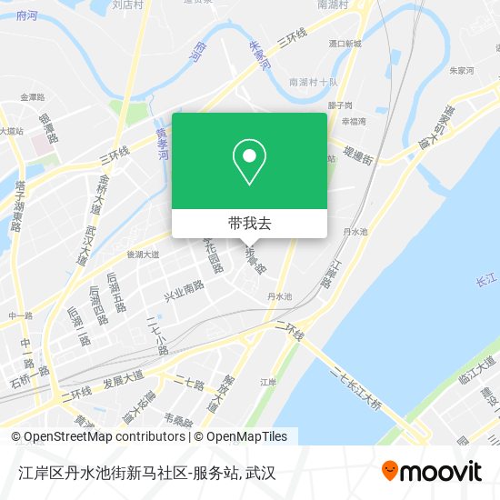 江岸区丹水池街新马社区-服务站地图