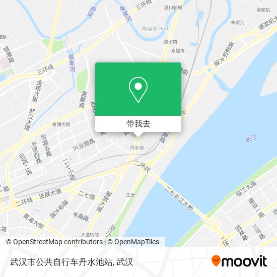 武汉市公共自行车丹水池站地图