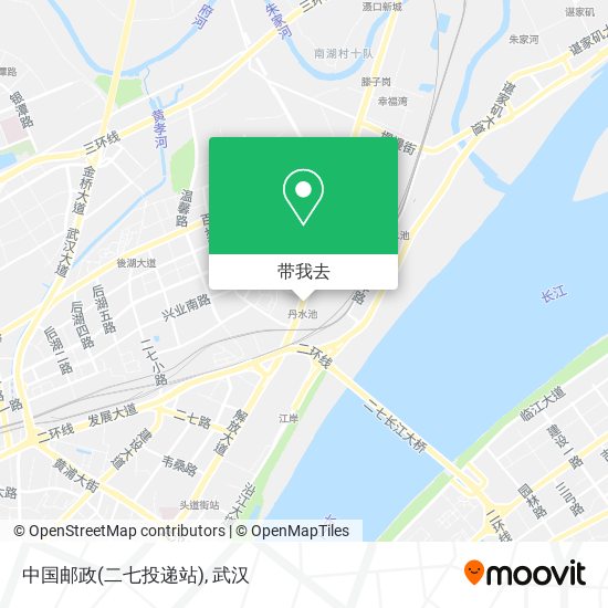 中国邮政(二七投递站)地图