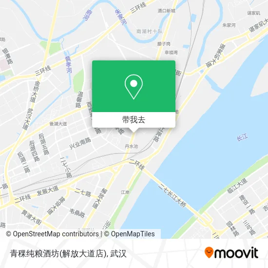 青稞纯粮酒坊(解放大道店)地图