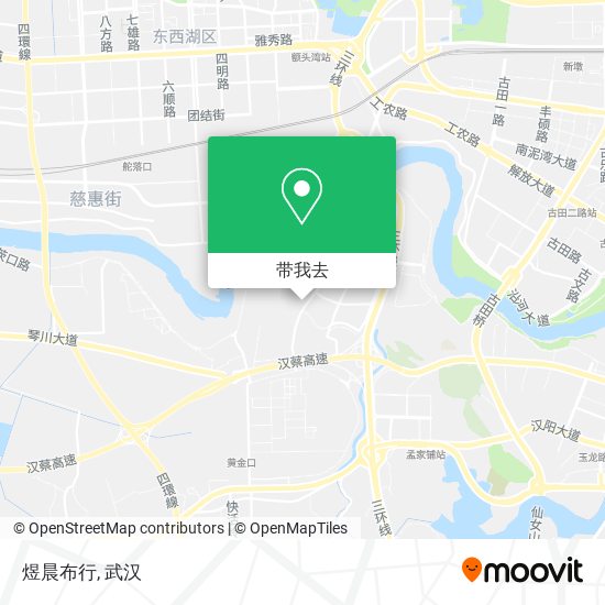 煜晨布行地图