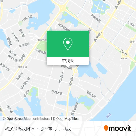 武汉晨鸣汉阳纸业北区-东北门地图