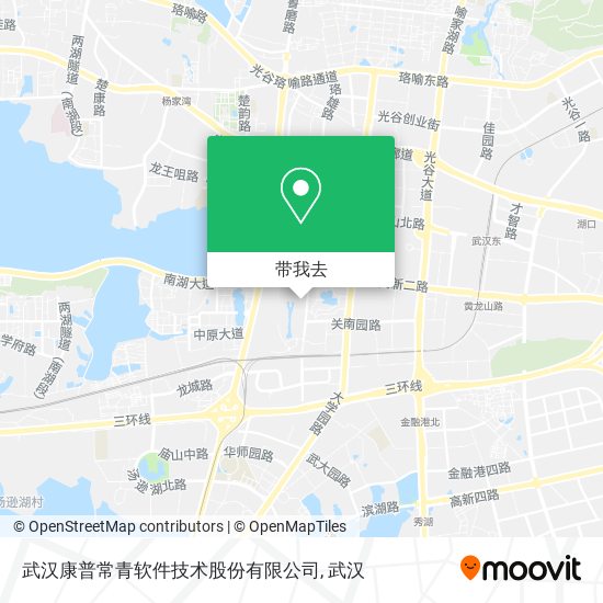 武汉康普常青软件技术股份有限公司地图