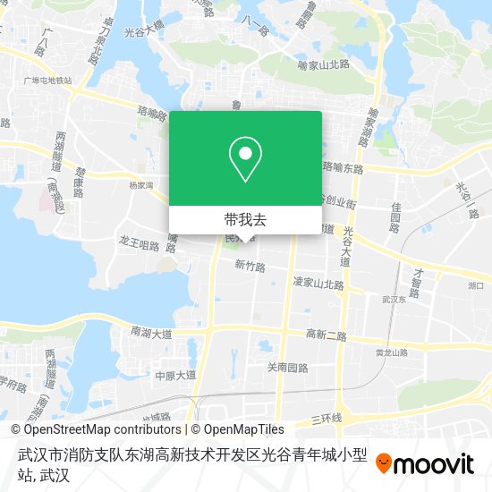 武汉市消防支队东湖高新技术开发区光谷青年城小型站地图
