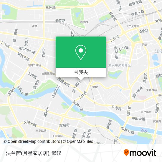 法兰茜(月星家居店)地图