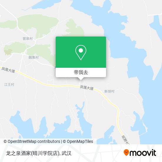 龙之泉酒家(晴川学院店)地图