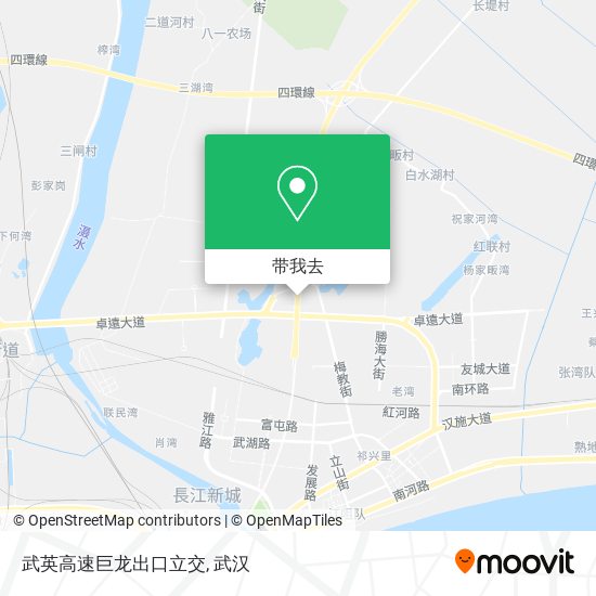 武英高速巨龙出口立交地图