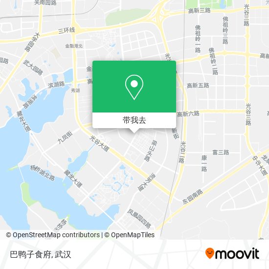 巴鸭子食府地图