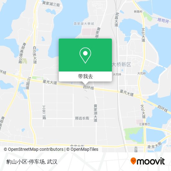 豹山小区-停车场地图