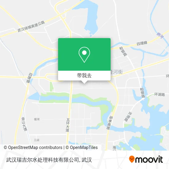 武汉瑞吉尔水处理科技有限公司地图