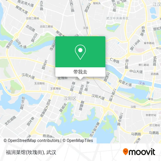 福润菜馆(玫瑰街)地图