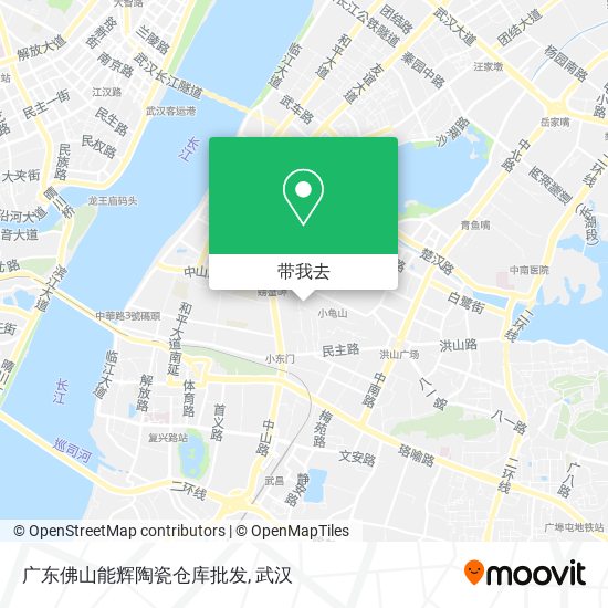 广东佛山能辉陶瓷仓库批发地图