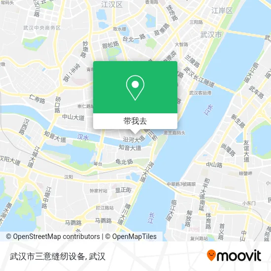 武汉市三意缝纫设备地图