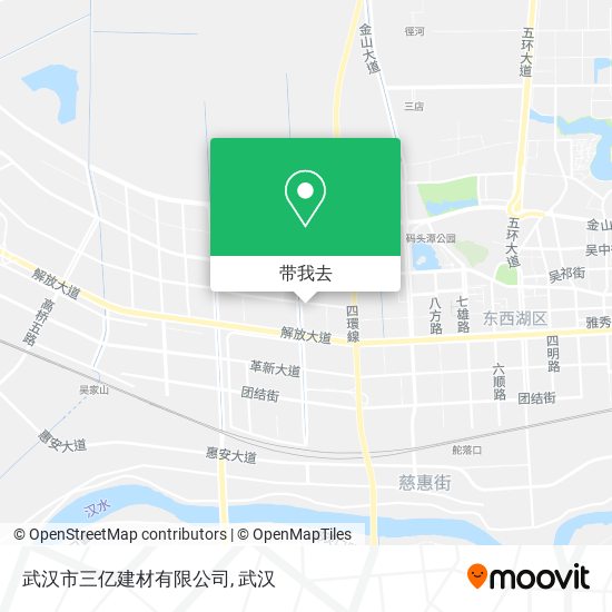 武汉市三亿建材有限公司地图