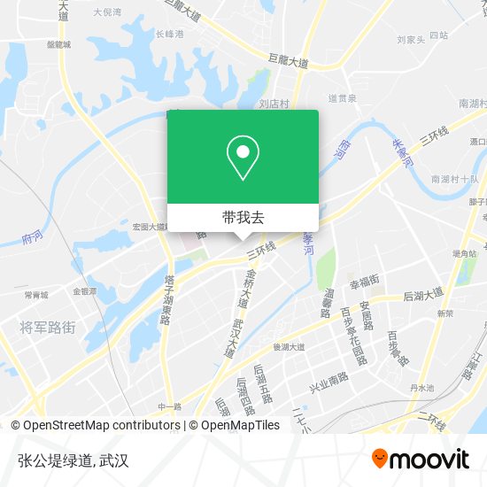 张公堤绿道地图