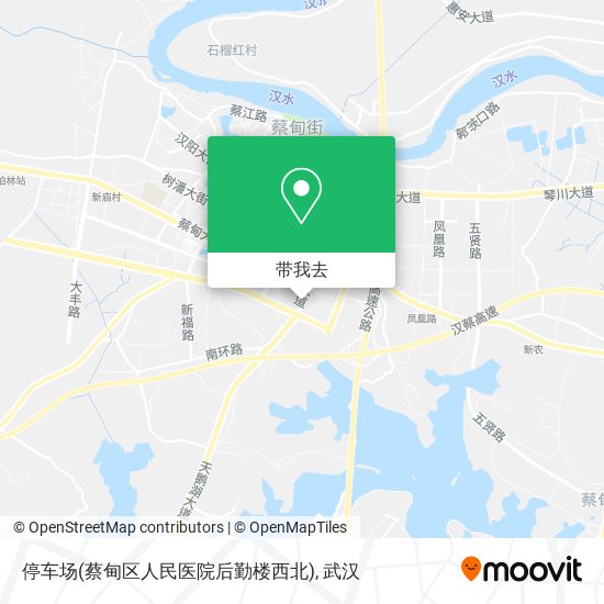 停车场(蔡甸区人民医院后勤楼西北)地图