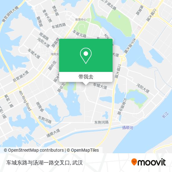 车城东路与汤湖一路交叉口地图