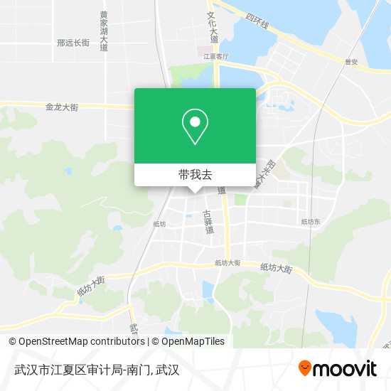 武汉市江夏区审计局-南门地图