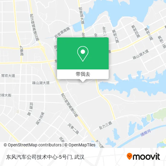 东风汽车公司技术中心-5号门地图