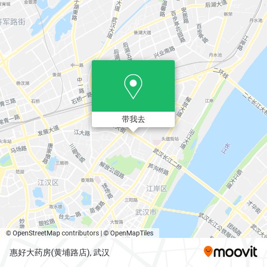 惠好大药房(黄埔路店)地图