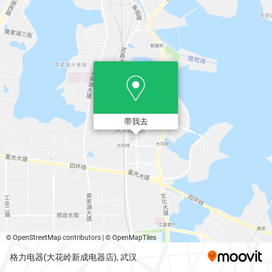 格力电器(大花岭新成电器店)地图