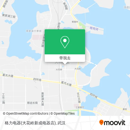 格力电器(大花岭新成电器店)地图