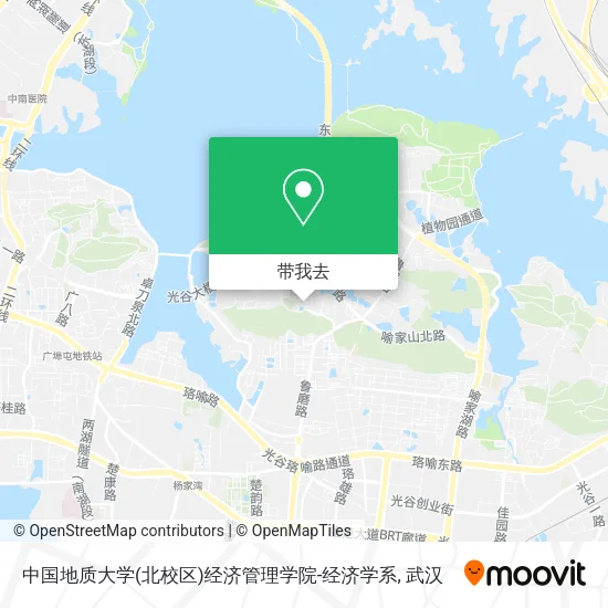 中国地质大学(北校区)经济管理学院-经济学系地图