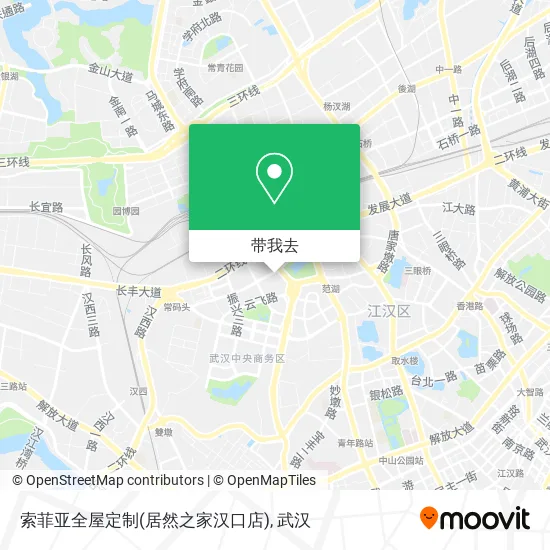索菲亚全屋定制(居然之家汉口店)地图