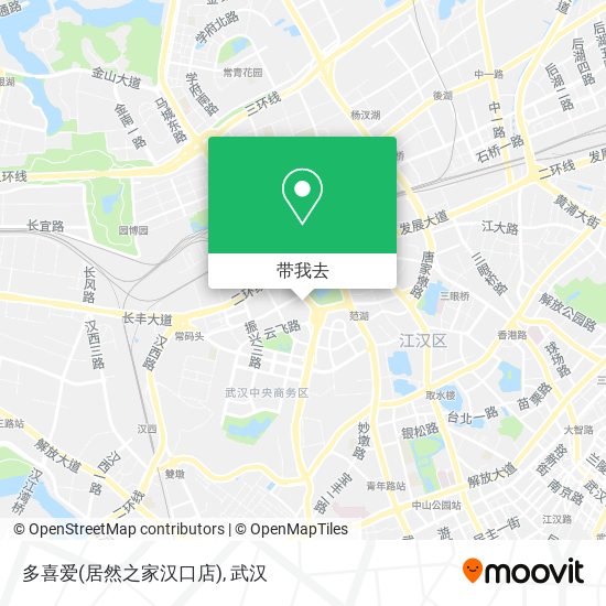 多喜爱(居然之家汉口店)地图