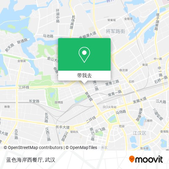 蓝色海岸西餐厅地图