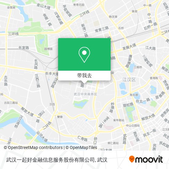 武汉一起好金融信息服务股份有限公司地图