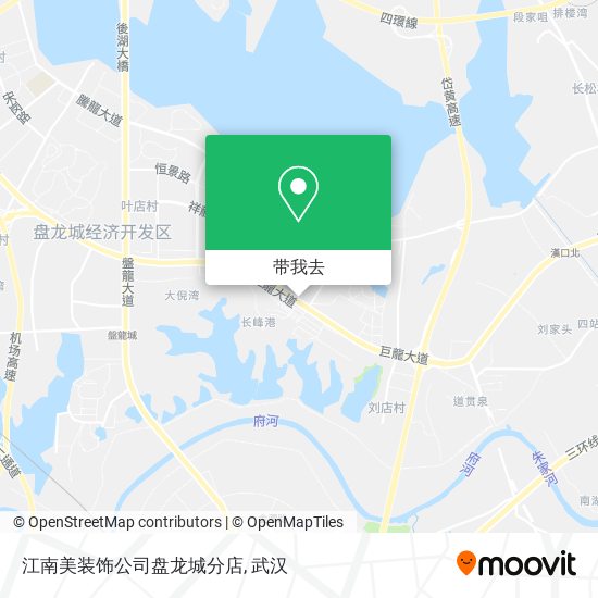 江南美装饰公司盘龙城分店地图