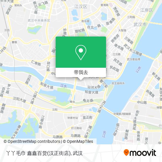 丫丫毛巾  鑫鑫百货(汉正街店)地图