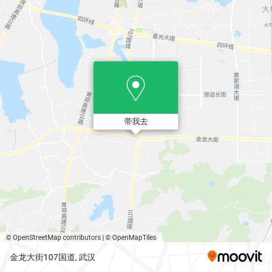 金龙大街107国道地图