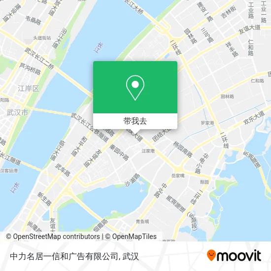 中力名居一信和广告有限公司地图