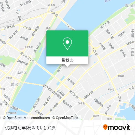优狐电动车(杨园街店)地图