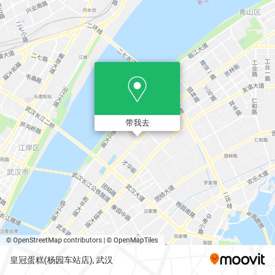 皇冠蛋糕(杨园车站店)地图