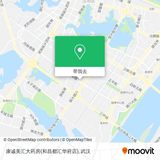 康诚美汇大药房(和昌都汇华府店)地图